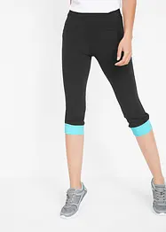 Capri-Leggings mit Kontrastbündchen, bonprix