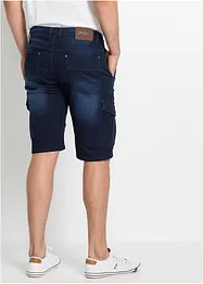 Bermuda en molleton aspect jean, Regular Fit, bonprix