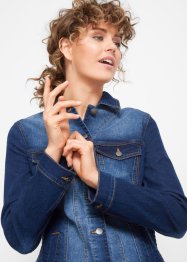 Jeansjacke mit seitlichem Smokeinsatz, bpc bonprix collection