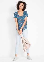 Bluse, bedruckt, John Baner JEANSWEAR