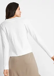 Gilet court en maille avec viscose, bonprix