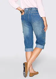 Cargo Jeans, Mid Waist, Stretch, bonprix