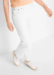 Straight Jeans, Mid Waist, Rippbund, bonprix