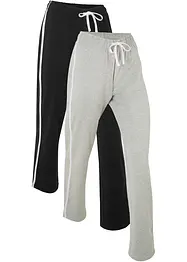 Sweathose aus reiner schwerer Baumwolle (2er-Pack ), bonprix