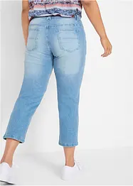Jean slim taile mi-haute, raccourci, bonprix