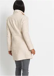 Manteau court en maille bouclette, bonprix