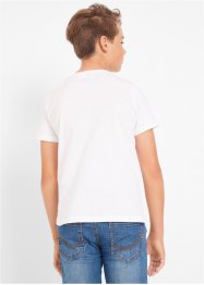Jungen Basic T-Shirt aus  Bio-Baumwolle (3er Pack), bpc bonprix collection