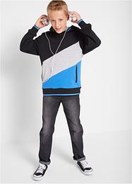 Jungen Kapuzensweatshirt im Colourblock, bpc bonprix collection