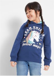 Mädchen Kapuzensweatshirt mit Pailletten mit Bio-Baumwolle, bpc bonprix collection