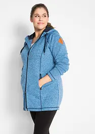 Long-Fleecejacke, bonprix