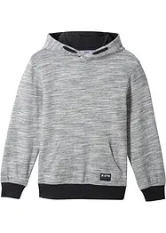 Jungen Kapuzensweatshirt, meliert, bonprix