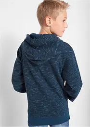 Jungen Kapuzensweatshirt, meliert, bonprix