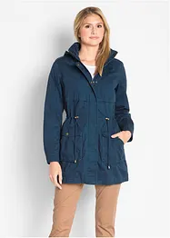 Baumwoll Parka mit Jerseyfutter, bonprix