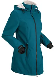 Veste longue outdoor fonctionnelle avec polaire peluche, imperméable, bonprix