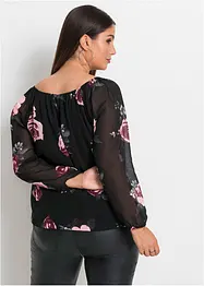 Bluse mit Tunnelzug, bonprix