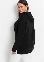 Pull en maille à capuche, bonprix