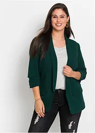 Blazer long avec manches drapées, bonprix