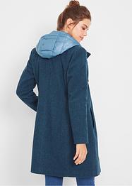 Winter-Kurzmantel in Wolloptik, 2in1 Optik, John Baner JEANSWEAR