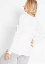 Baumwoll-Langarmshirt mit Weihnachtsmotiv, bonprix