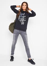 Sweat-shirt à imprimé brillant, John Baner JEANSWEAR
