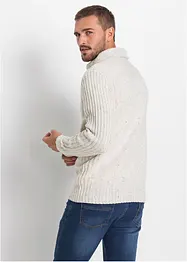 Grobstrick-Pullover mit Schalkragen, bonprix