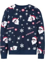 Sweatshirt mit Weihnachtsmotiv und recyceltem Polyester, RAINBOW