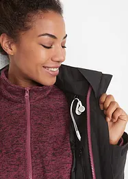 Veste outdoor fonctionnelle 3 en 1 avec gilet intérieur en maille polaire, bonprix