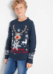 Feinstrickpullover mit Weihnachtsmotiv, bonprix