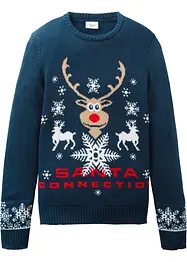 Feinstrickpullover mit Weihnachtsmotiv, bonprix