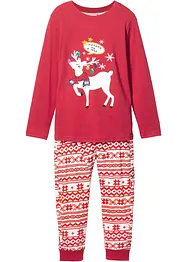 Mädchen Pyjama mit Bio-Baumwolle (2-tlg. Set), bonprix