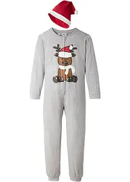 Combipyjama enfant + bonnet de Noël (Ens. 2 pces.), bonprix