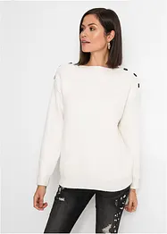 Pullover mit Knöpfen, bonprix