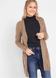 Bouclé-Longstrickjacke, bpc bonprix collection