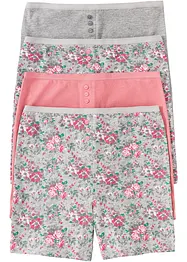 Lot de 4 boxers femme longs taille haute, bonprix