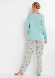 Pyjama mit Bio-Baumwolle, bonprix