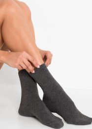 Socken mit druckfreiem Bündchen (4er Pack) mit Bio Baumwolle, bpc bonprix collection