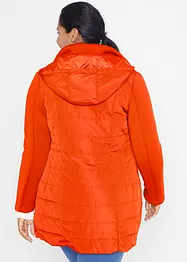 Jacke mit breitem Kragen und Kapuze, bonprix