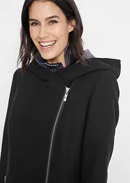 Veste longue avec zip asymétrique, bonprix