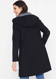 Longjacke mit schrägem Reißverschluss, bonprix