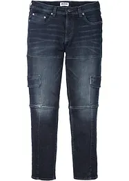 Jean stretch cargo Slim Fit, Straight, bonprix