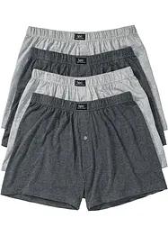 Lockere Jersey Boxershorts (4er Pack), bonprix