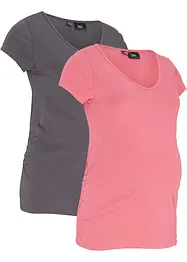 Basic Umstandsshirts, 2er-Pack​, bonprix