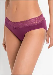 Lot de 5 slips à dentelle, bonprix
