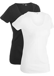 Sport-Longshirt mit Baumwolle (2er Pack), bpc bonprix collection