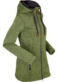 Strick-Fleecejacke mit Kapuze, bpc bonprix collection