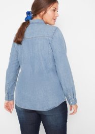 Chemise en jean manches longues, bonprix