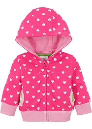 Baby Sweatjacke mit Kapuze Bio Baumwolle, bonprix