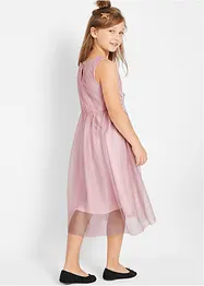 Midikleid  mit Spitzenbesatz, bonprix
