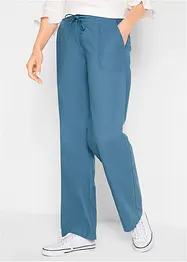 Pantalon en lin à jambe large, bonprix