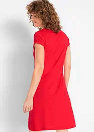 Shirtkleid aus Bio-Baumwolle, Kurzarm, bonprix